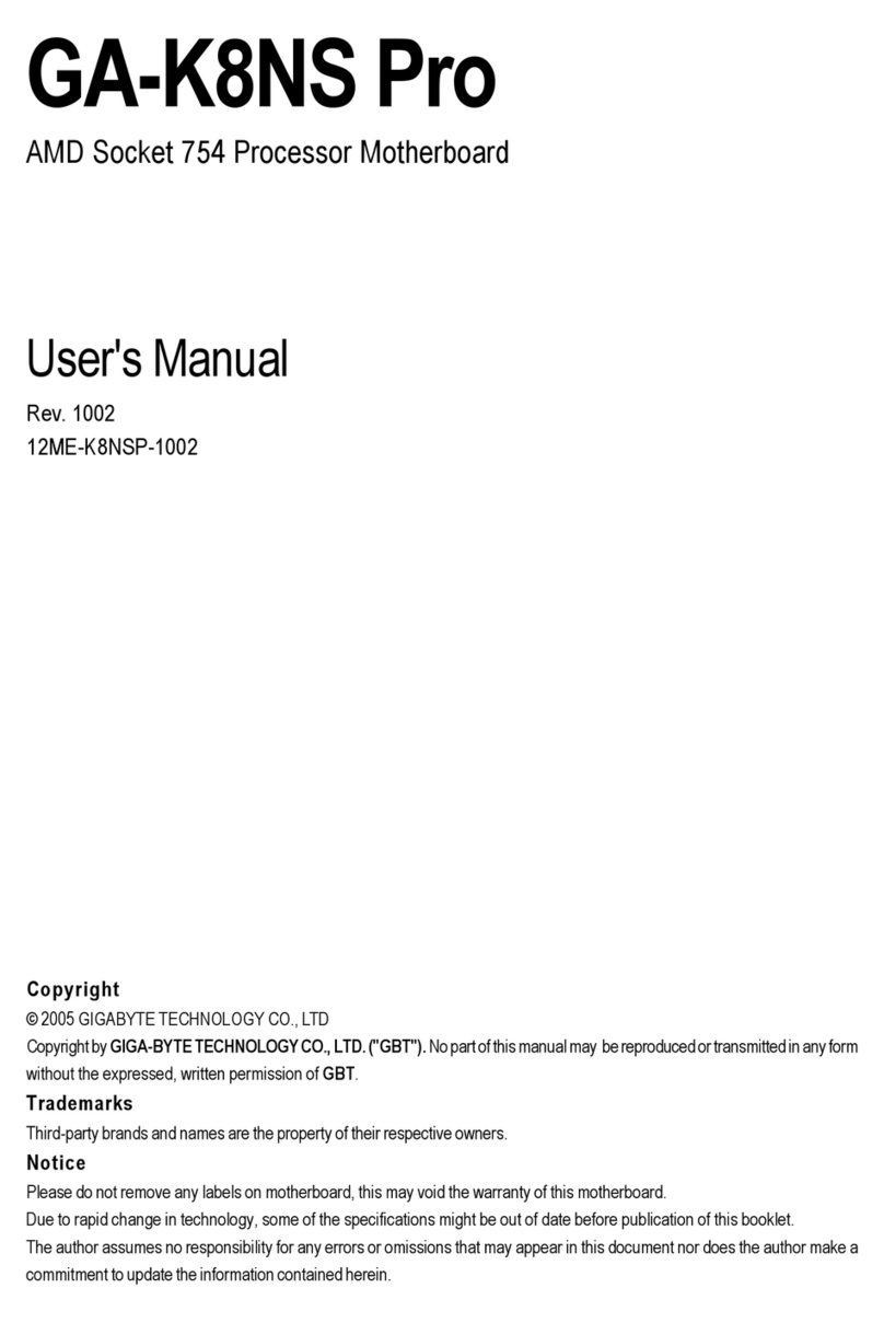Gigabyte GA-K8NS Pro user manual Gigabyte GA-K8NS Pro user manual