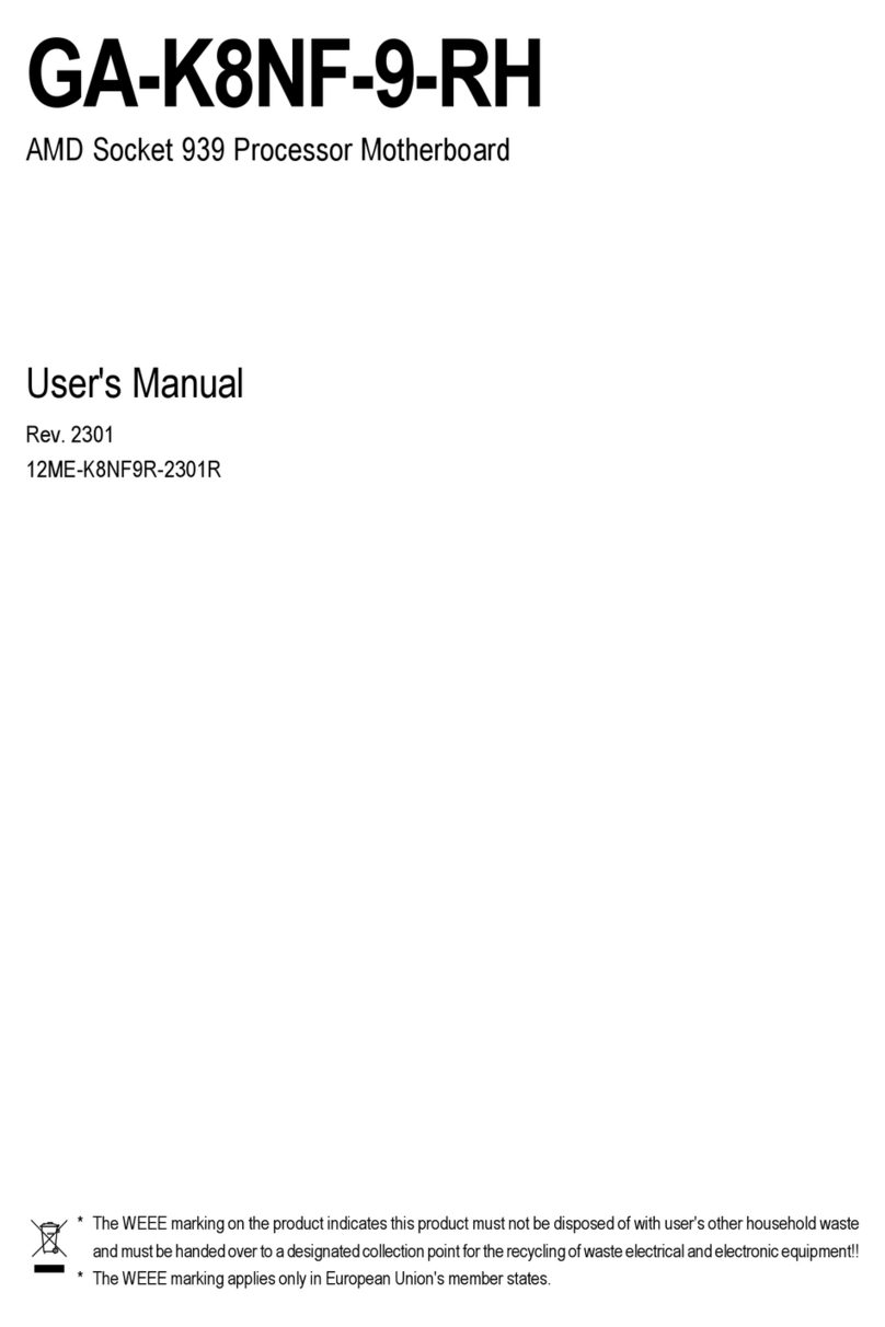 Gigabyte GA-K8NF-9-RH user manual
