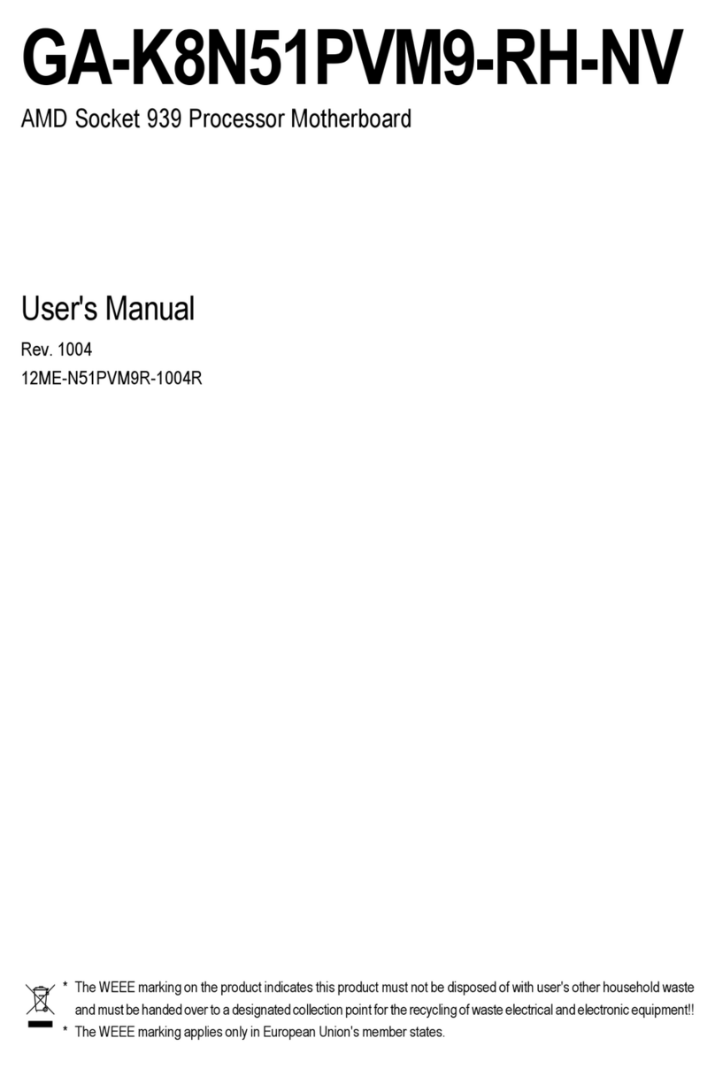 Gigabyte GA-K8N51PVM9-RH user manual