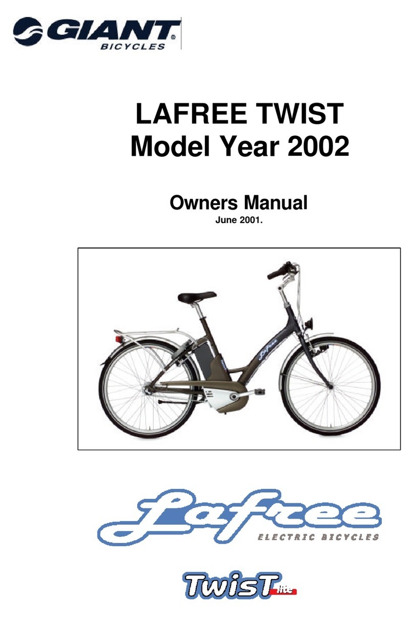 Giant TwisT LAFREE TWIST Model Year 2002 User manual