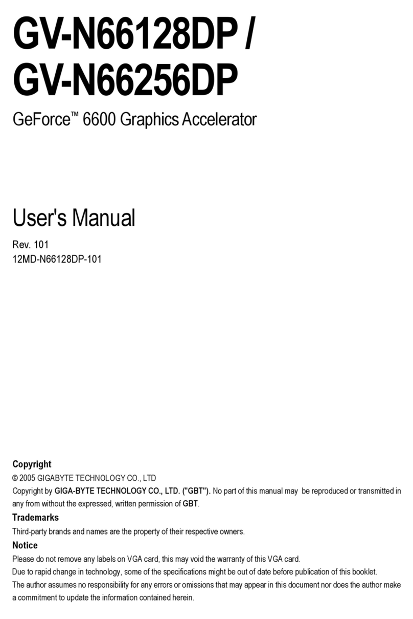 Gigabyte GV-N66128DP user manual