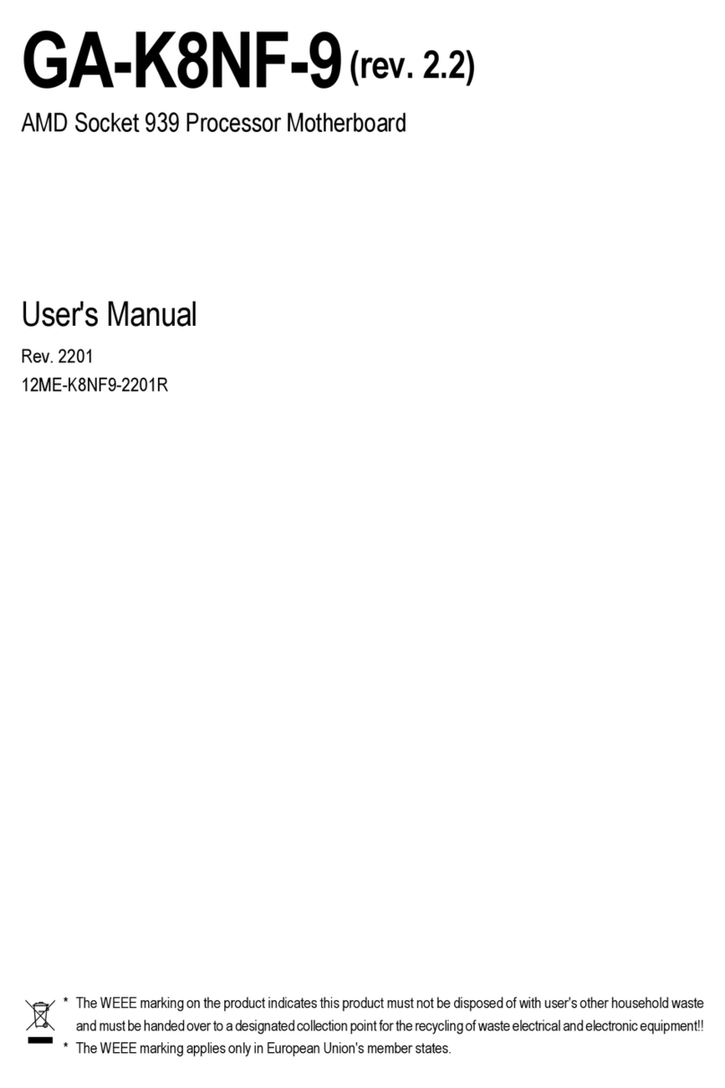 Gigabyte GA-K8NF-9 user manual