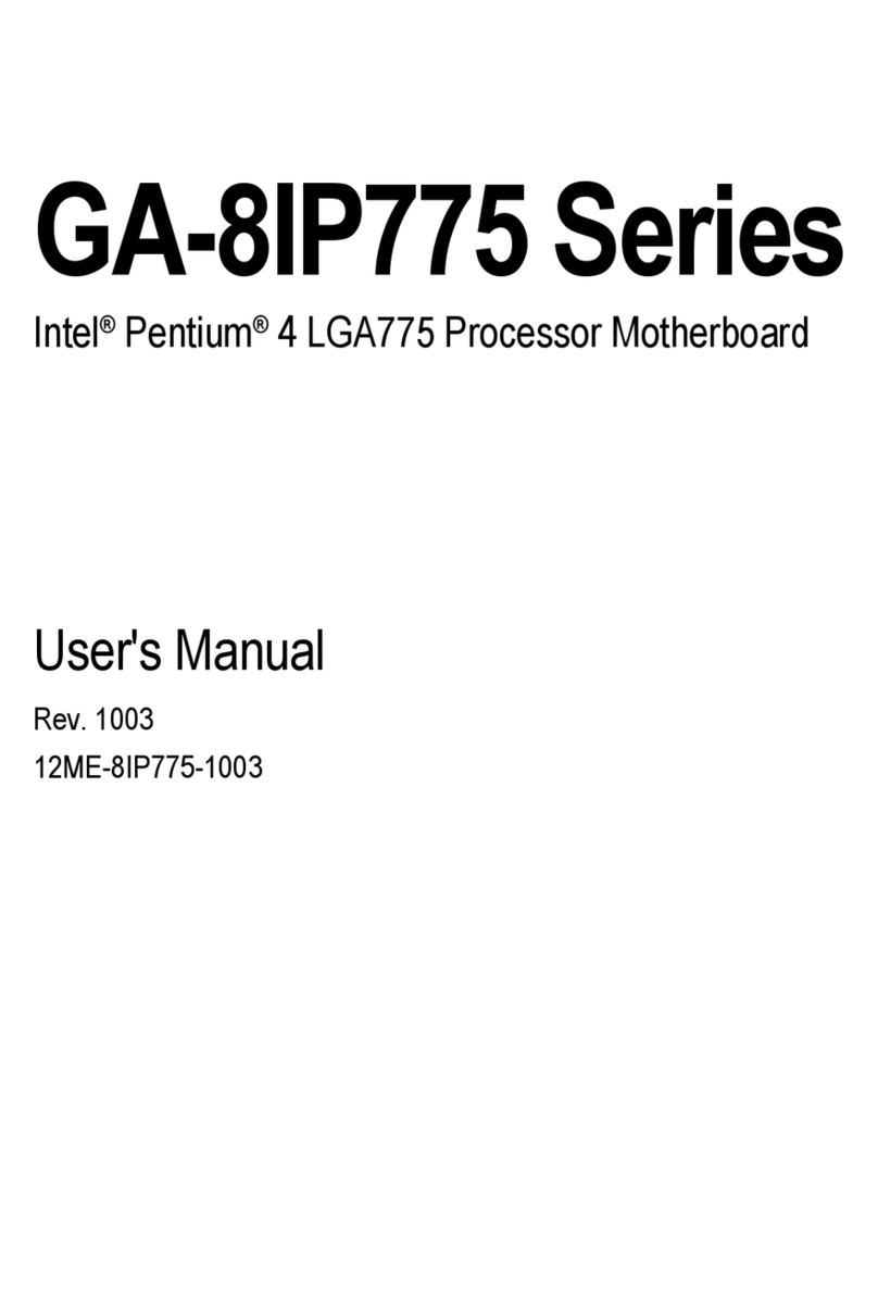 Gigabyte GA-8IP775 Series User manual