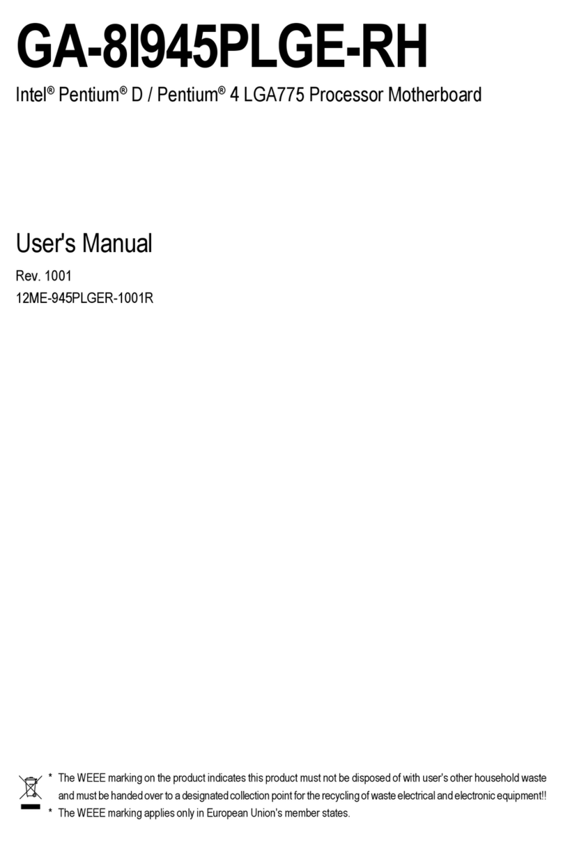 Gigabyte GA-8I945PLGE-RH user manual
