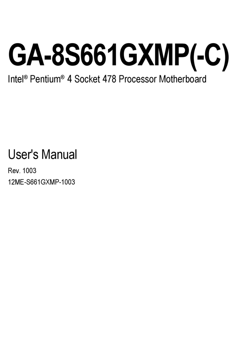 Gigabyte GA-8S661GXMP User manual