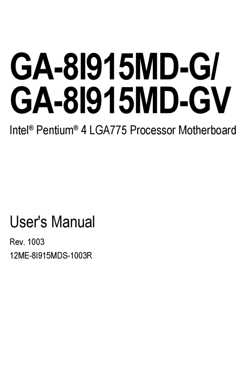 Gigabyte GA-8I915MD-GV user manual
