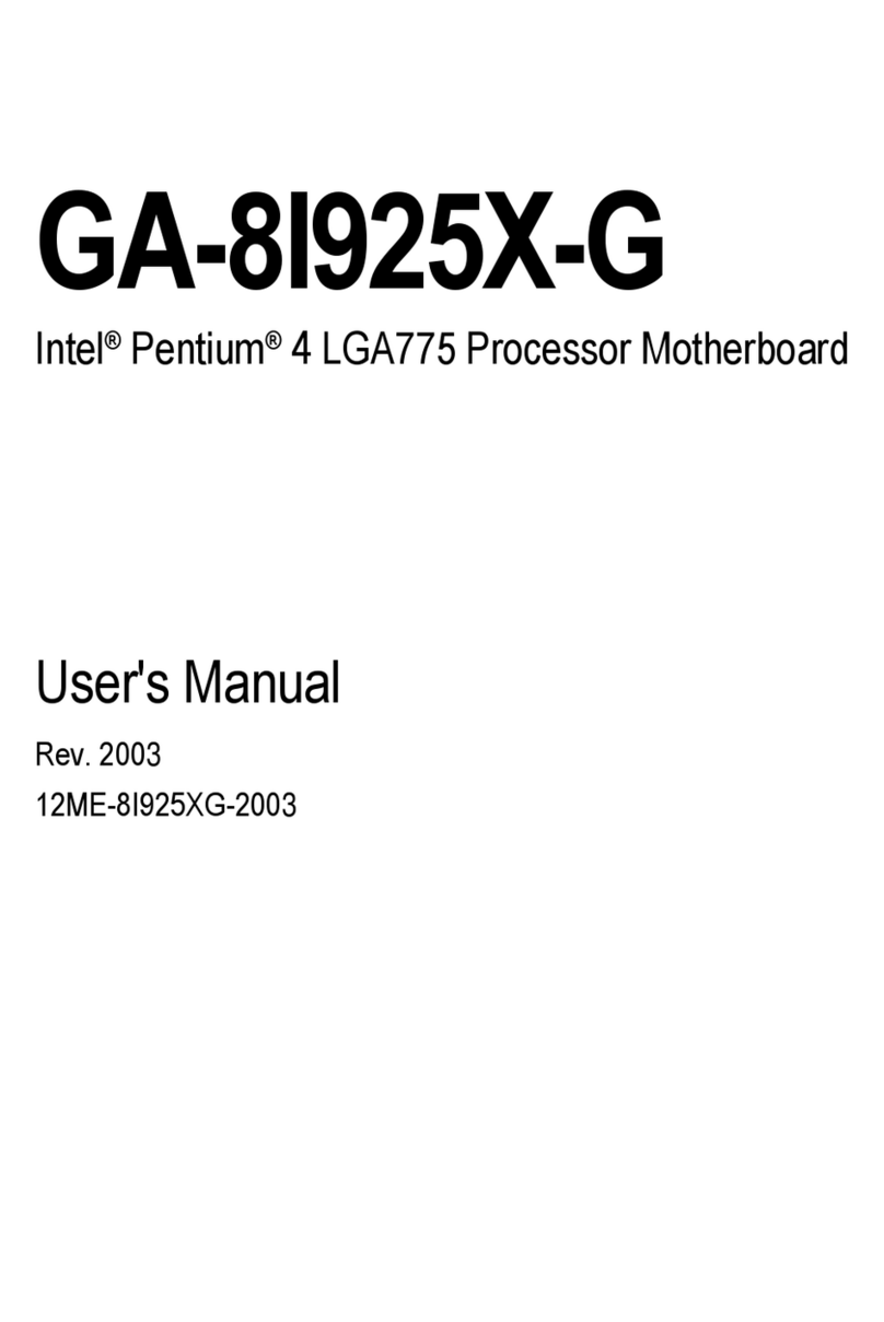 Gigabyte GA-8I925X-G user manual