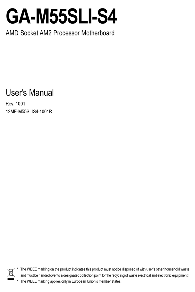 Gigabyte GA-M55SLI-S4 User manual