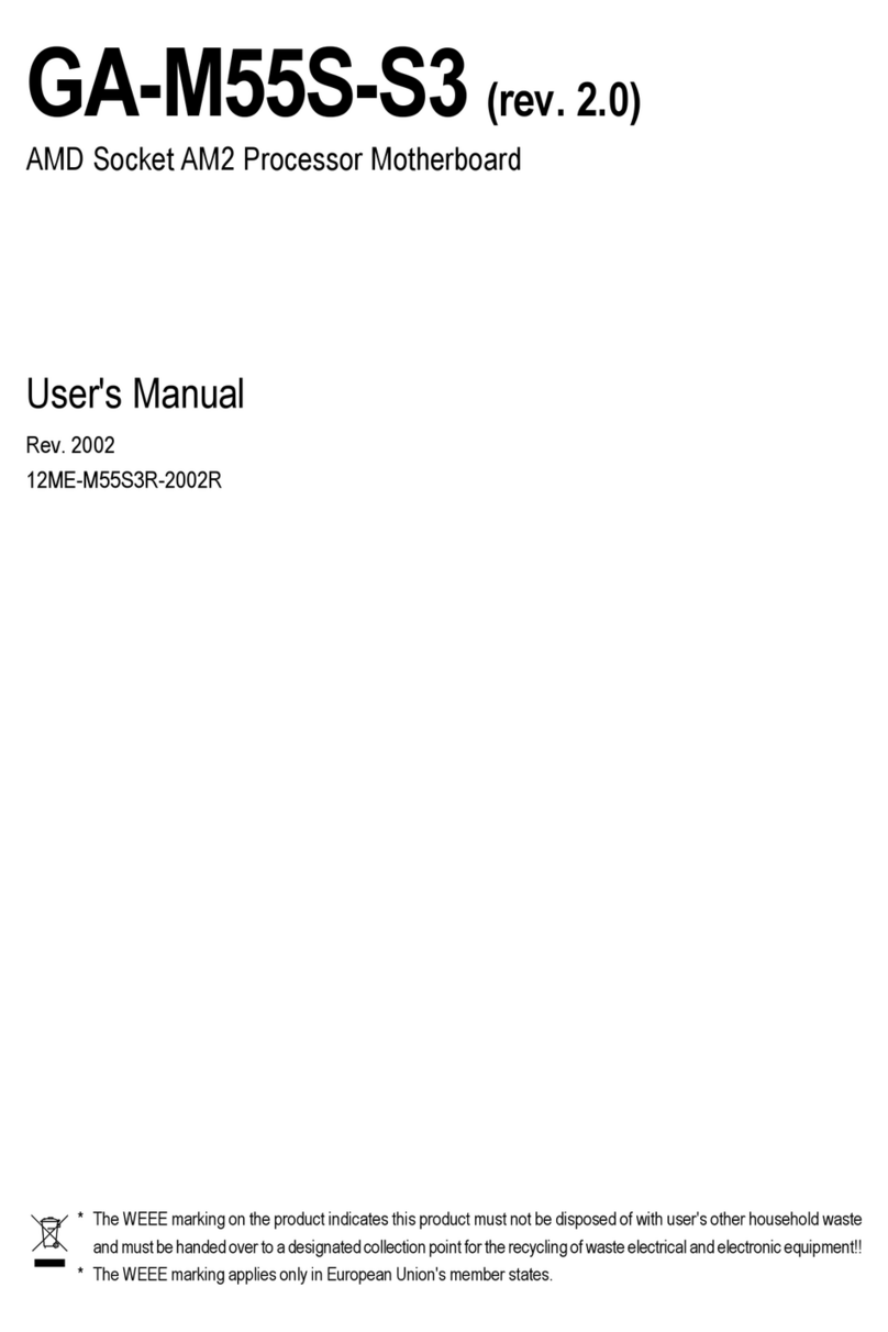 Gigabyte AMD Socket AM2 Processor Motherboard... User manual