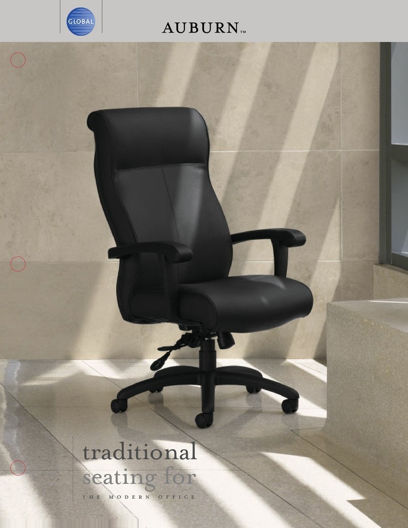 Global Auburn Chairs Specifications