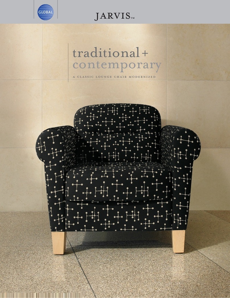 Global Jarvis Lounge Chair Modernized Specifications