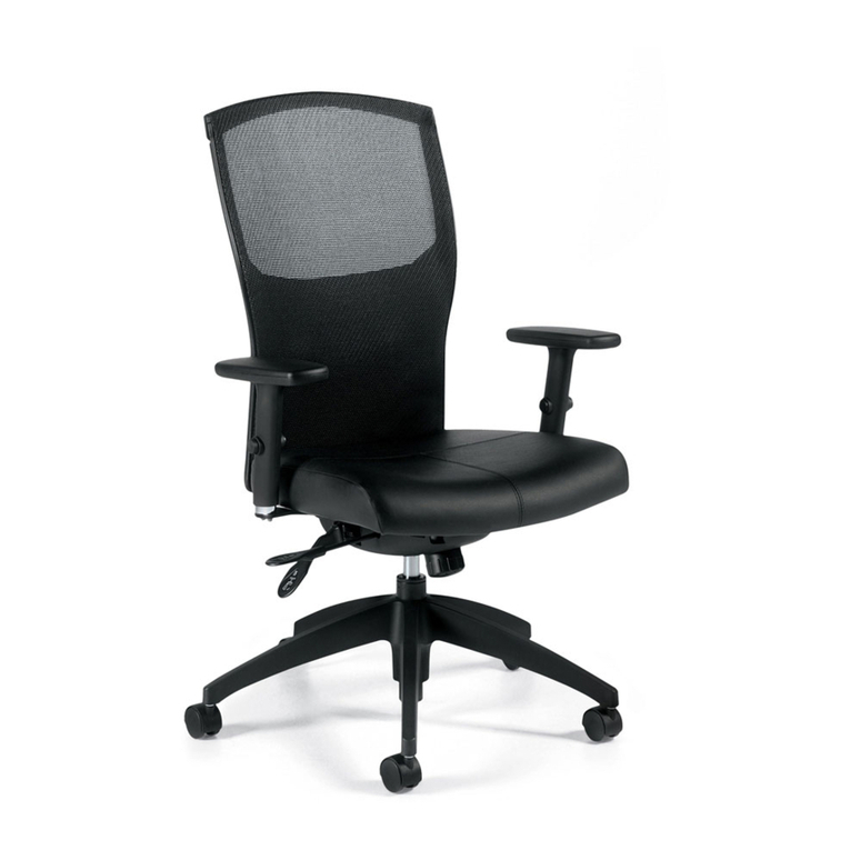 Global Alero High Back Multi-Knee-Tilter Specifications Global Alero High Back Multi-Knee-Tilter Specifications