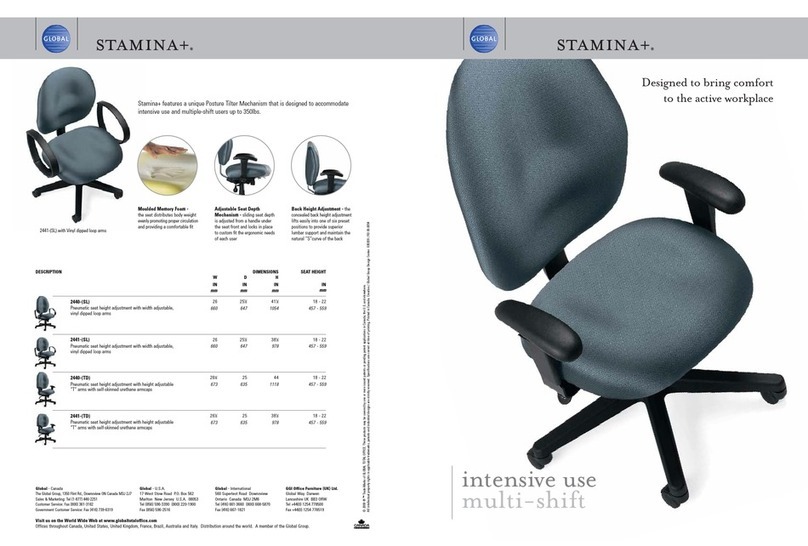 Global STAMINA+ Intensive Use and Multiple-Shift User manual Global STAMINA+ Intensive Use and Multiple-Shift User manual
