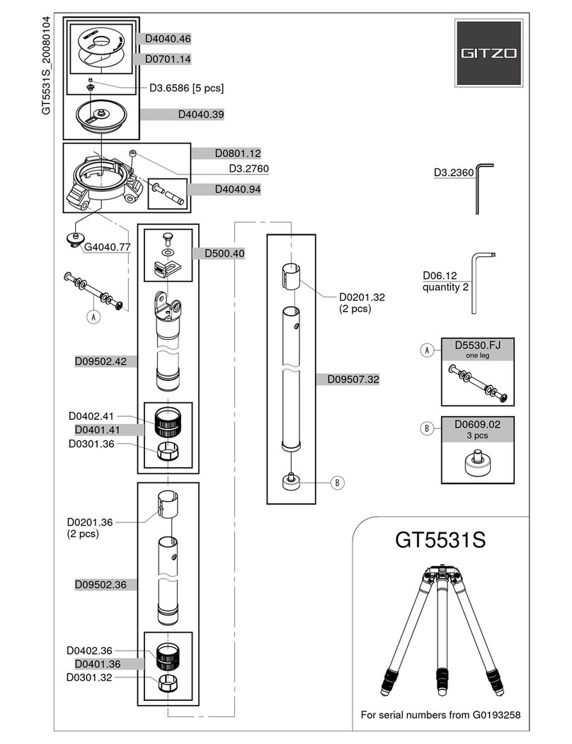 Gitzo GT5531S User manual