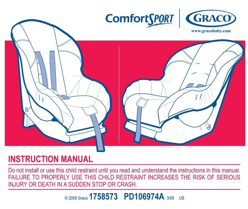 Graco ComfortSport 1758573 User manual Graco ComfortSport 1758573 User manual