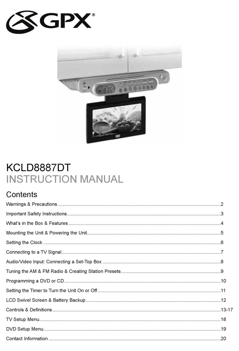 GPX KCLD8887DT instruction manual