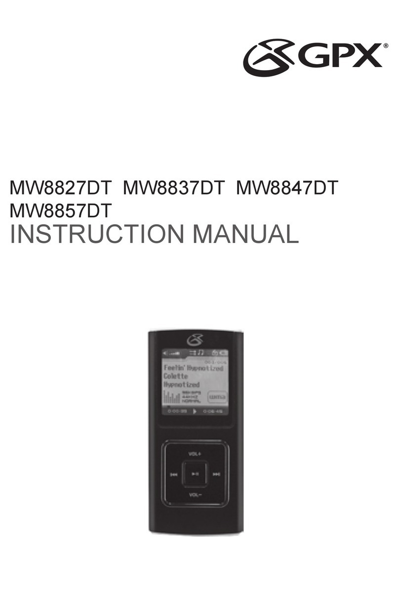 GPX MW8827DT User manual