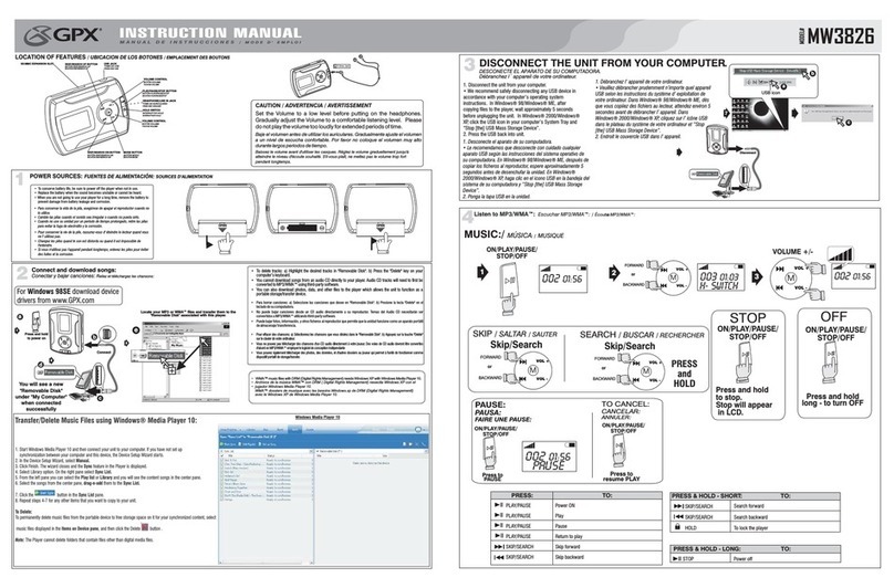 GPX MW3826 instruction manual