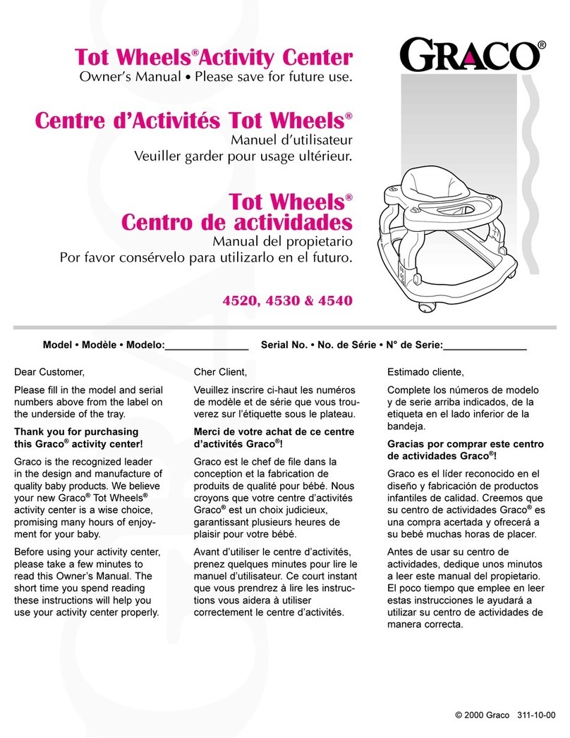 Graco Tot Wheels 4520 owner's manual