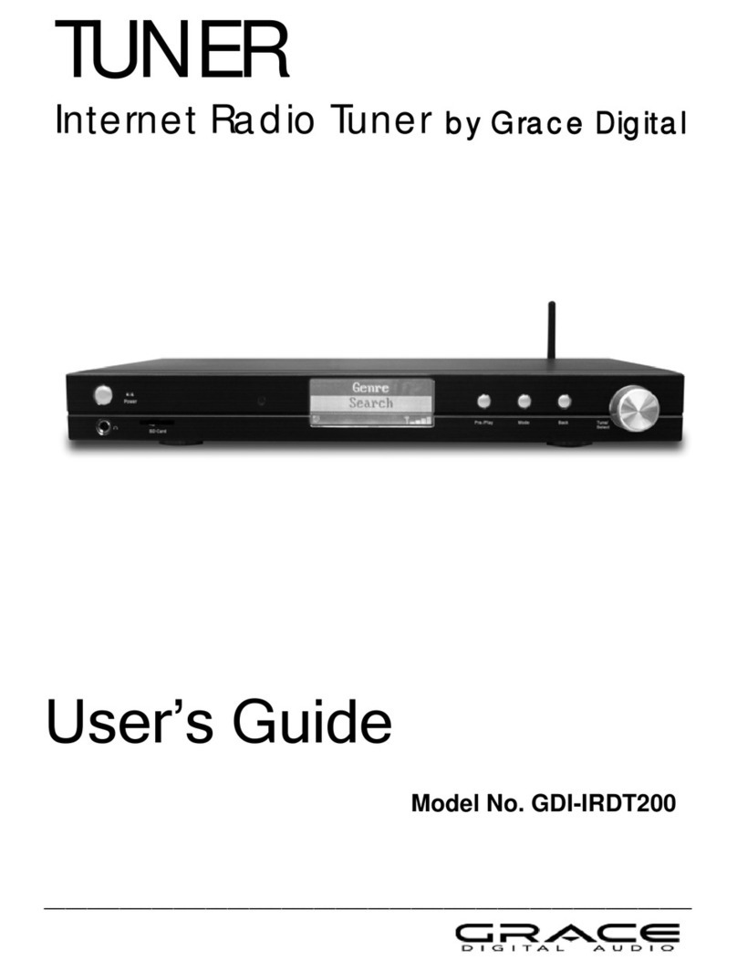 Grace TUNER GDI-IRDT200 user guide