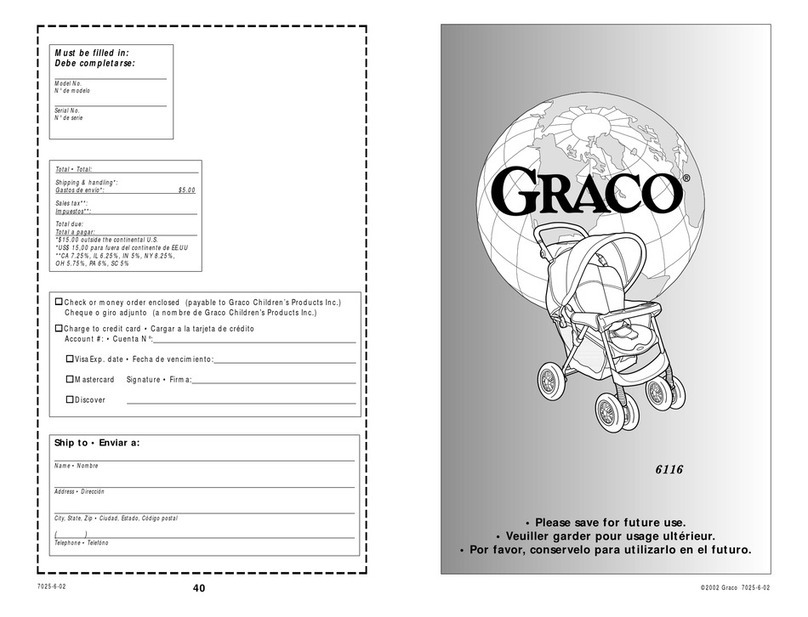 Graco 6116 User manual
