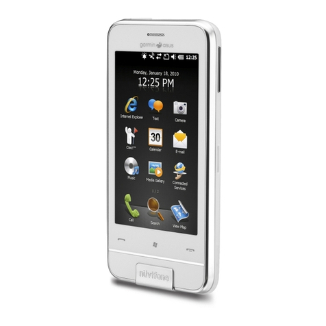 Garmin nuvifone M10E User manual