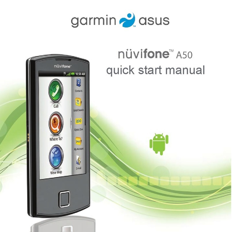 Garmin NUVIFONE 50Q Instruction manual
