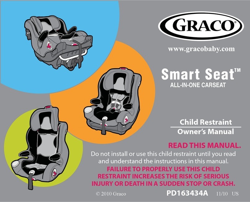 Graco SMART SEAT PD163434A owner's manual