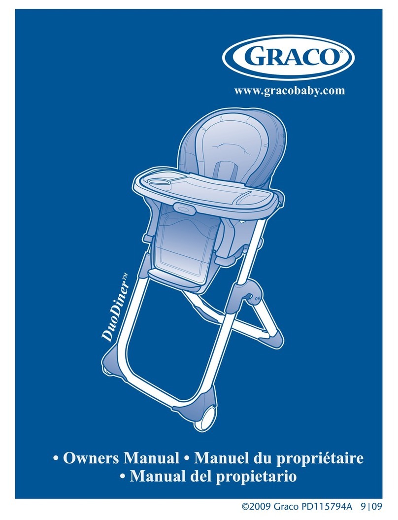 Graco DuoDiner 1762131 User manual