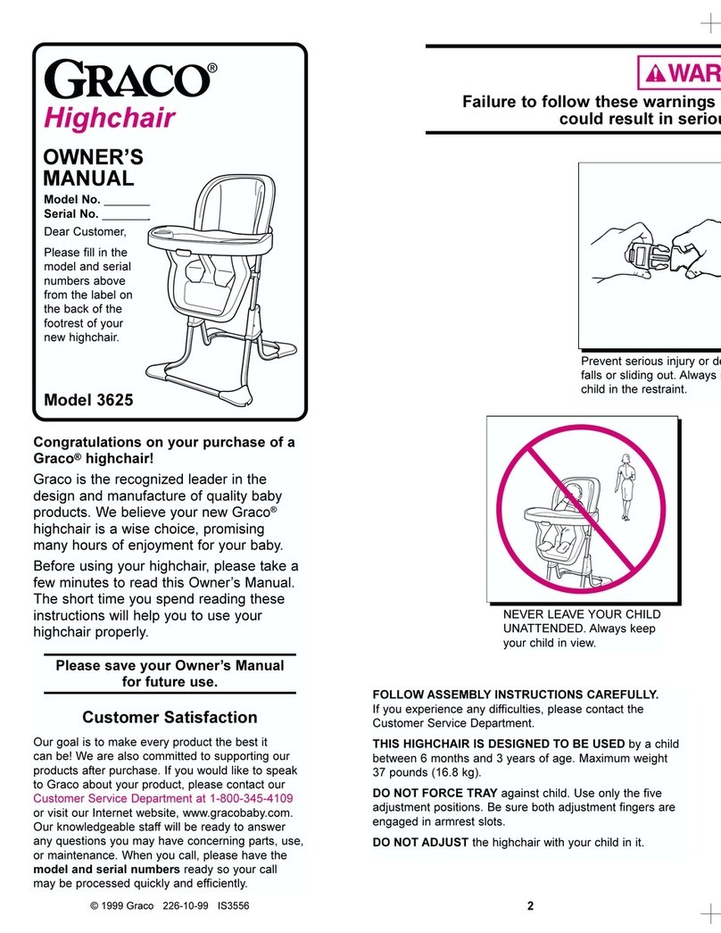 Graco 3625 owner's manual