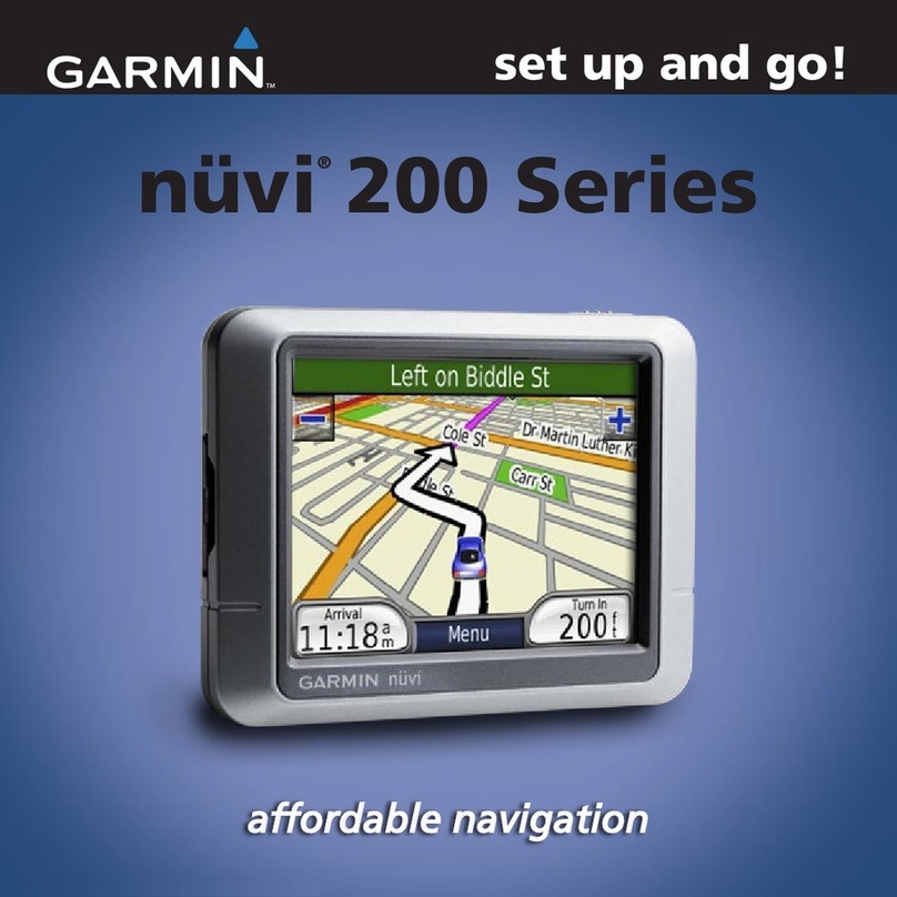 Garmin NUVI R NVI 200 User manual
