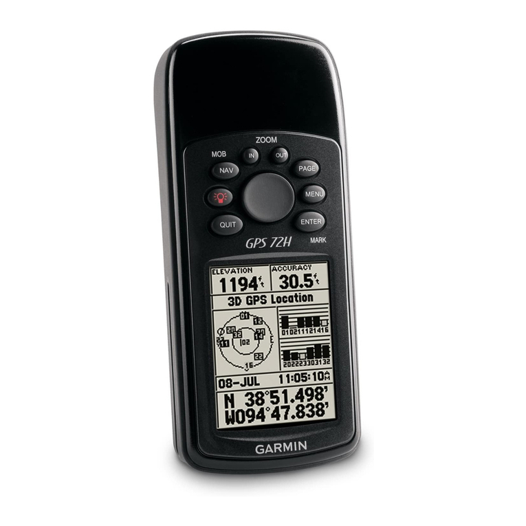 Garmin GPS 72H owner's manual