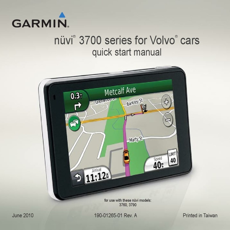 Garmin 3700 Instruction manual