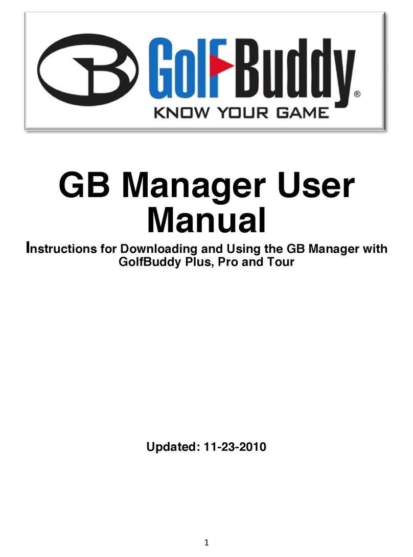 Golf Buddy GolfBuddy Plus User manual
