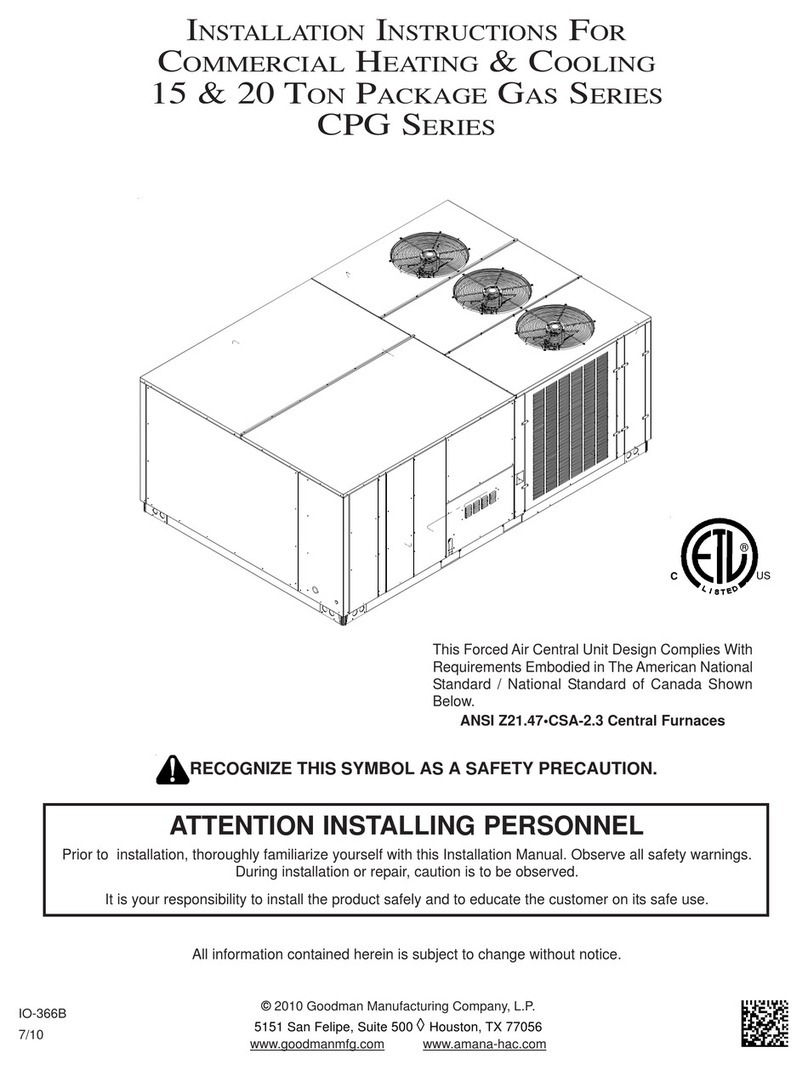 Goodman ANSI Z21.47CSA-2.3 User manual