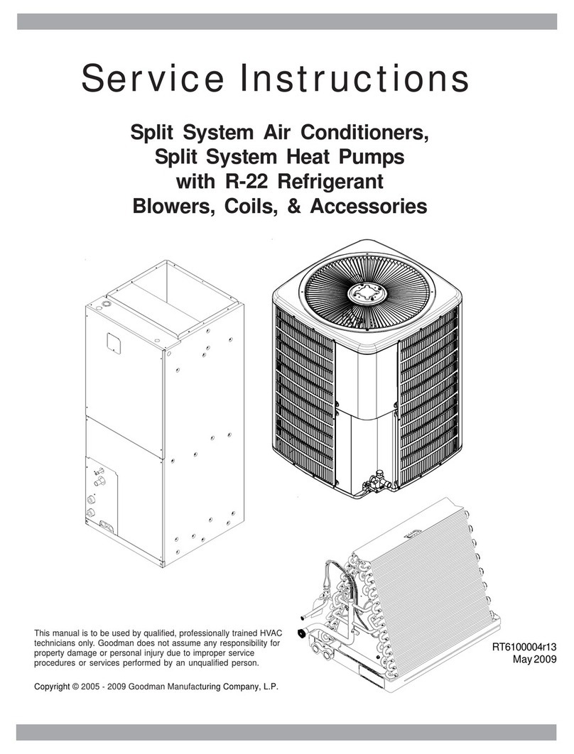 Goodman RT6100004R13 Operating instructions