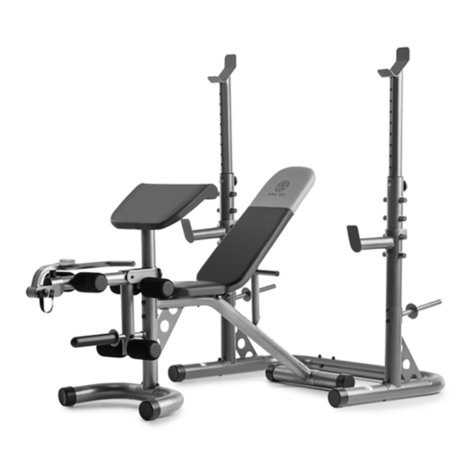 Gold's Gym PLATINUM GGBE1658.0 user manual