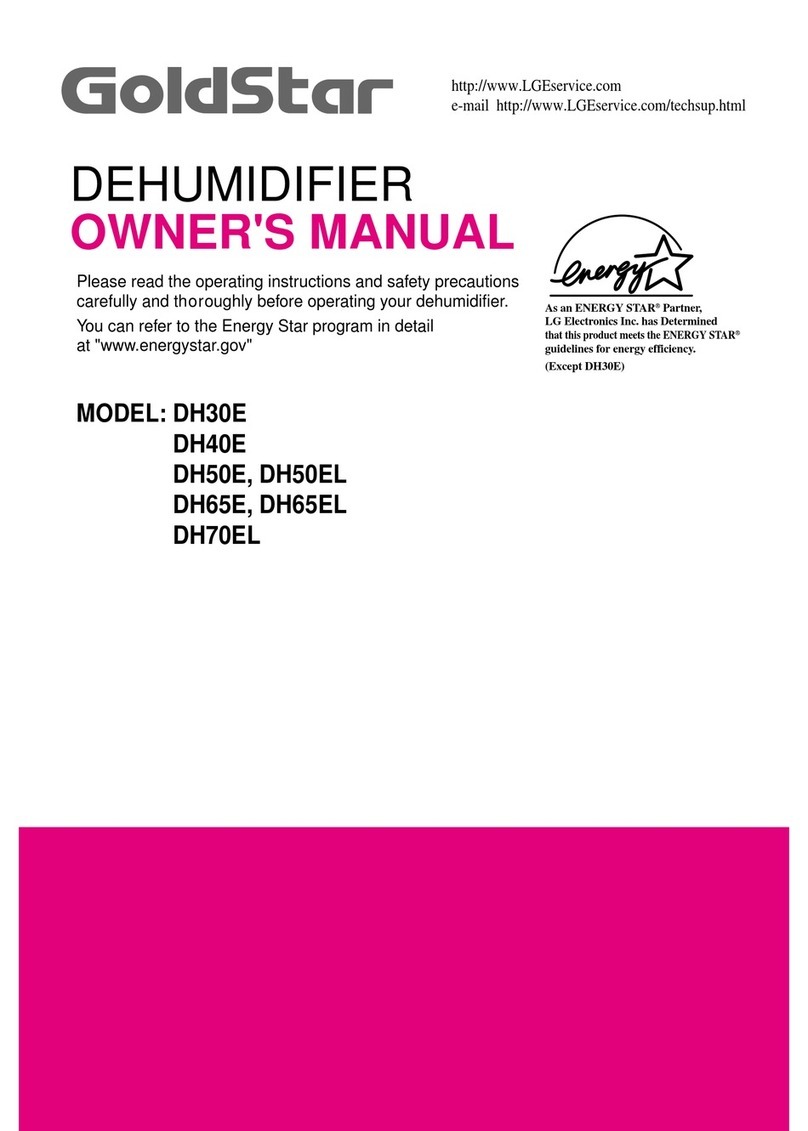 Goldstar DH30E, DH40E, DH50E, DH50EL, D owner's manual