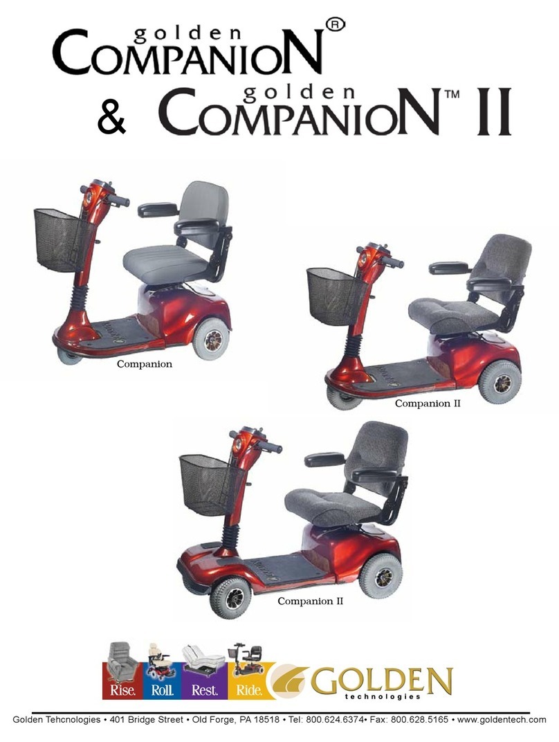 Golden Technologies Companion I owner's manual