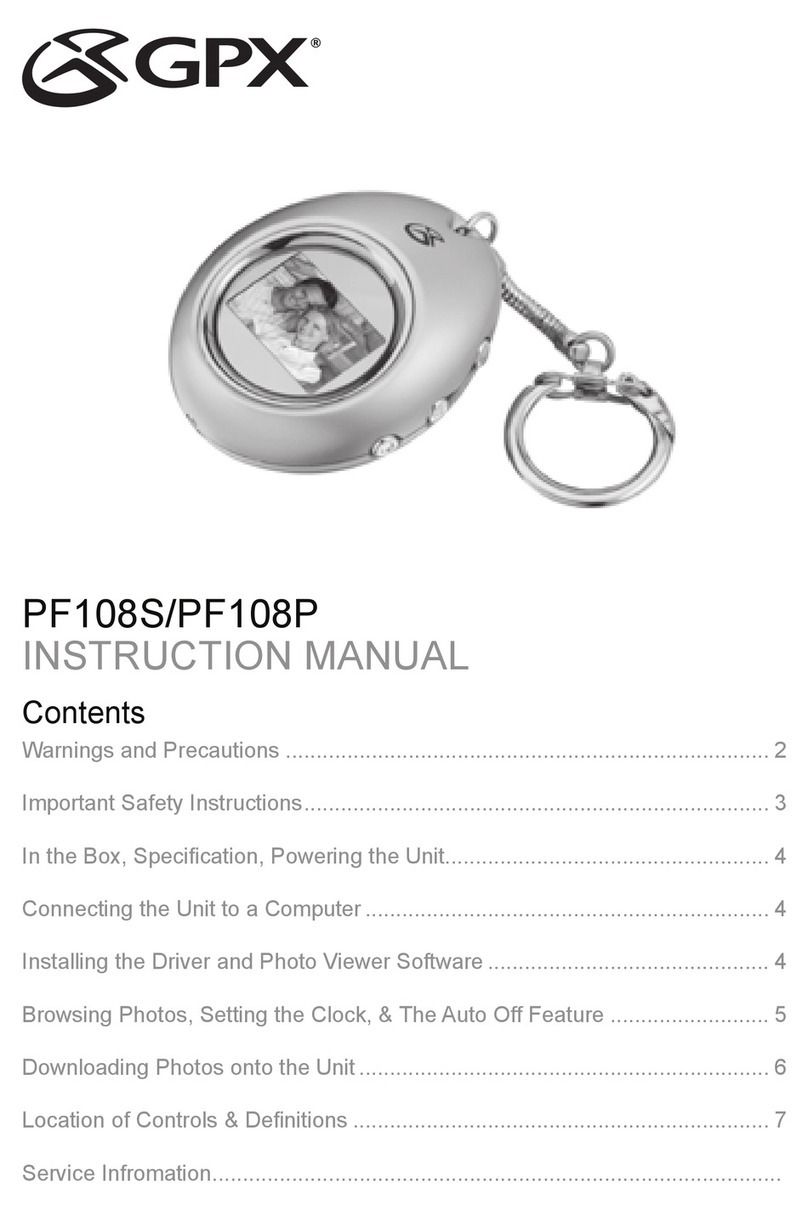 GPX PF108P instruction manual