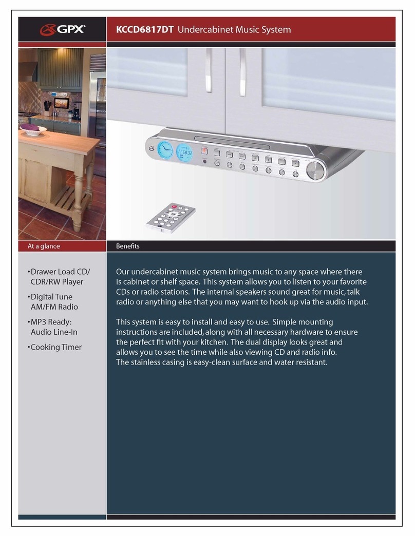 GPX KCCD6817DT brochure