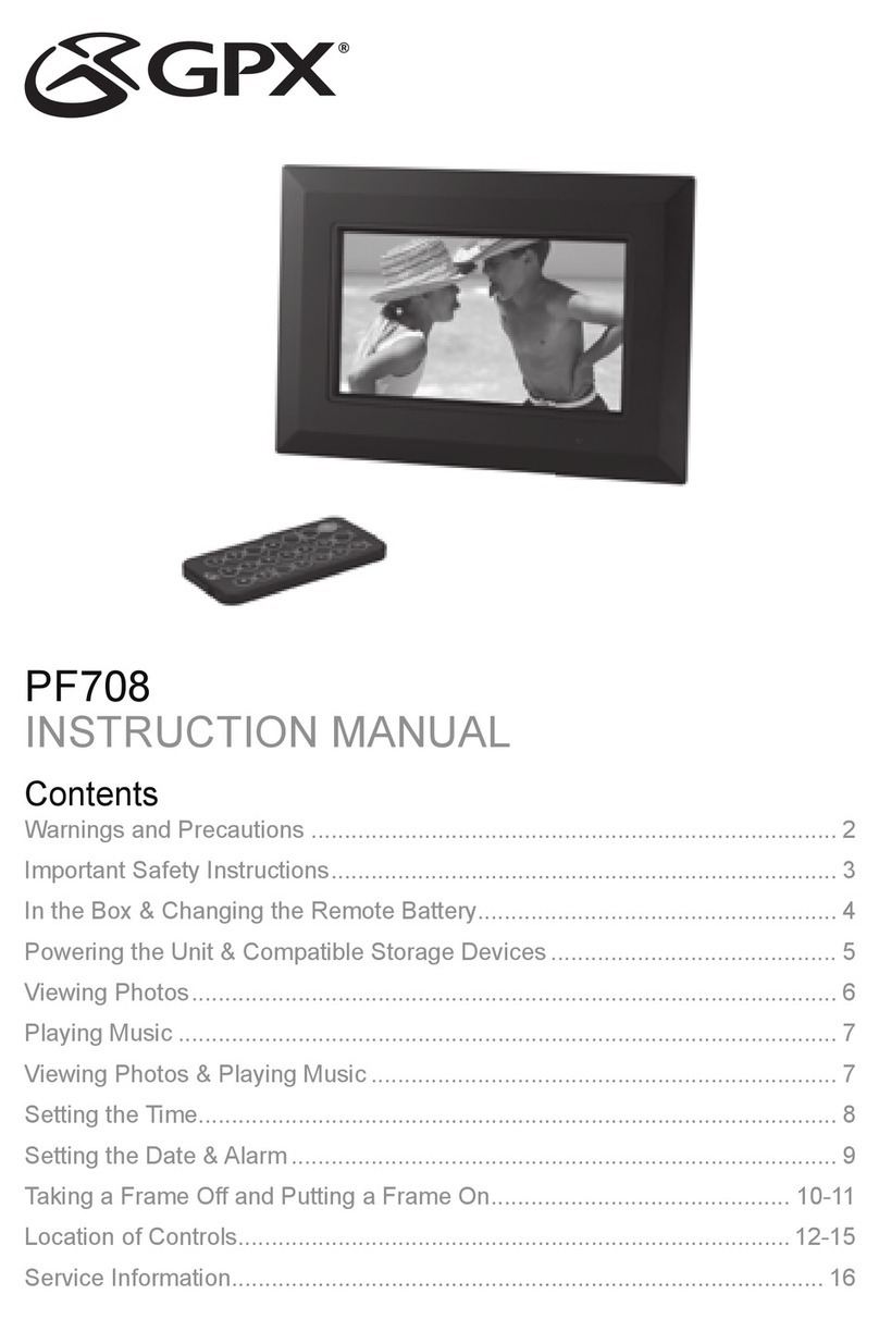 GPX PF708 User manual