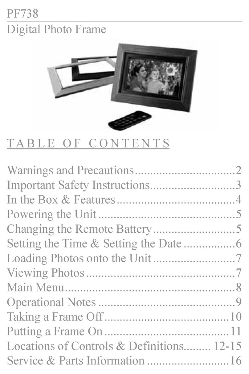 GPX PF 738 User manual