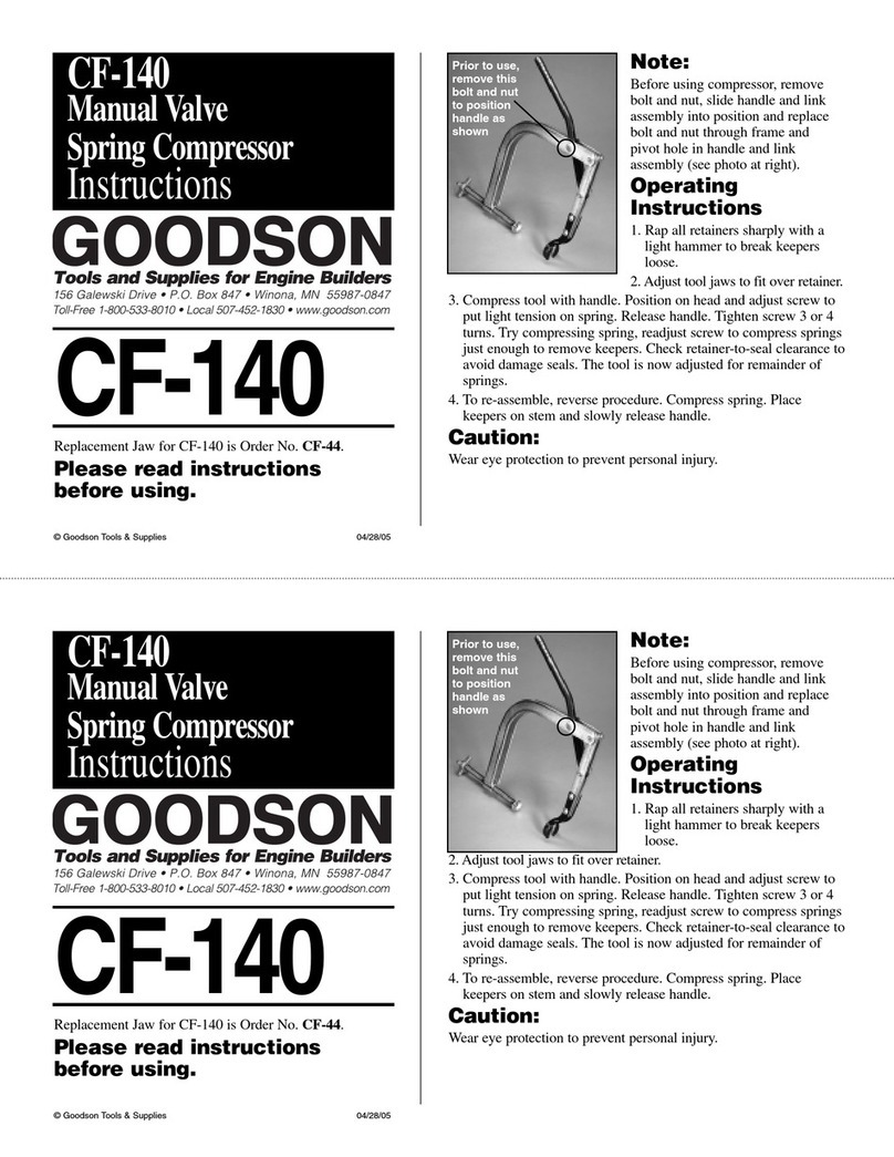 Goodson CF-140 User manual