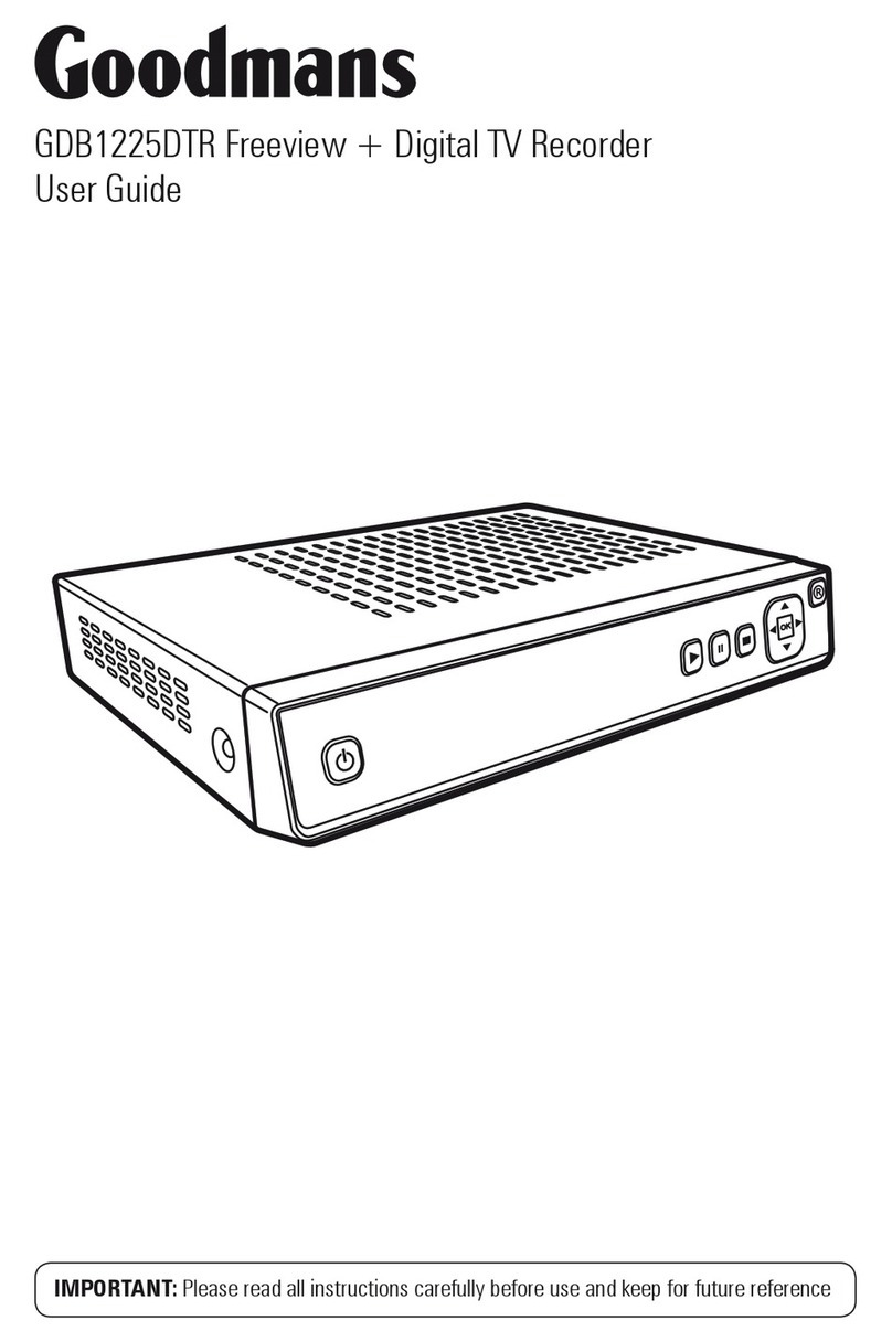 Goodmans GDB1225DTR user guide