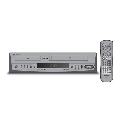 GoVideo DVD/VCR Combo user guide