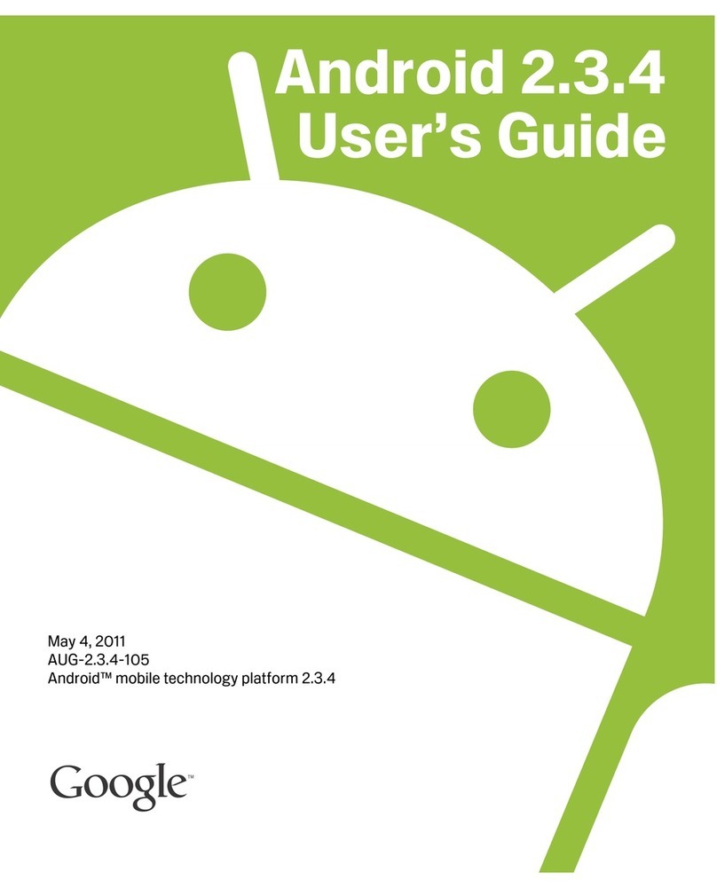 Google ANDROID 2.3.4 User manual