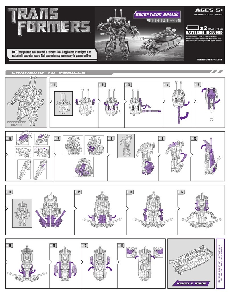 Hasbro Transformers 81058 instruction manual Hasbro Transformers 81058 instruction manual