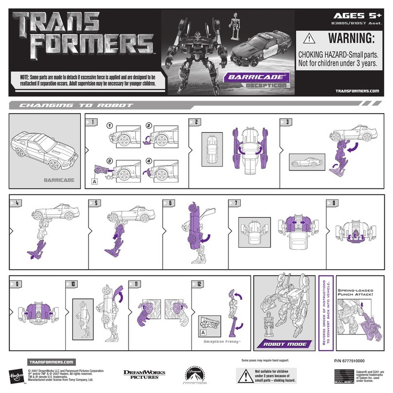 Hasbro Transformers 81057 Asst. User manual Hasbro Transformers 81057 Asst. User manual