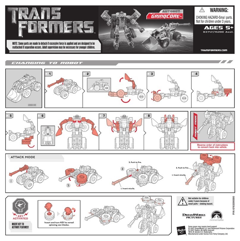 Hasbro Transformers 15200 instruction manual